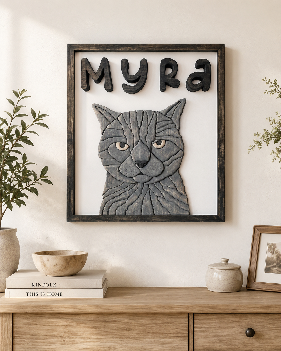 The Pet Legacy | Custom 3D Wooden Pet Portrait