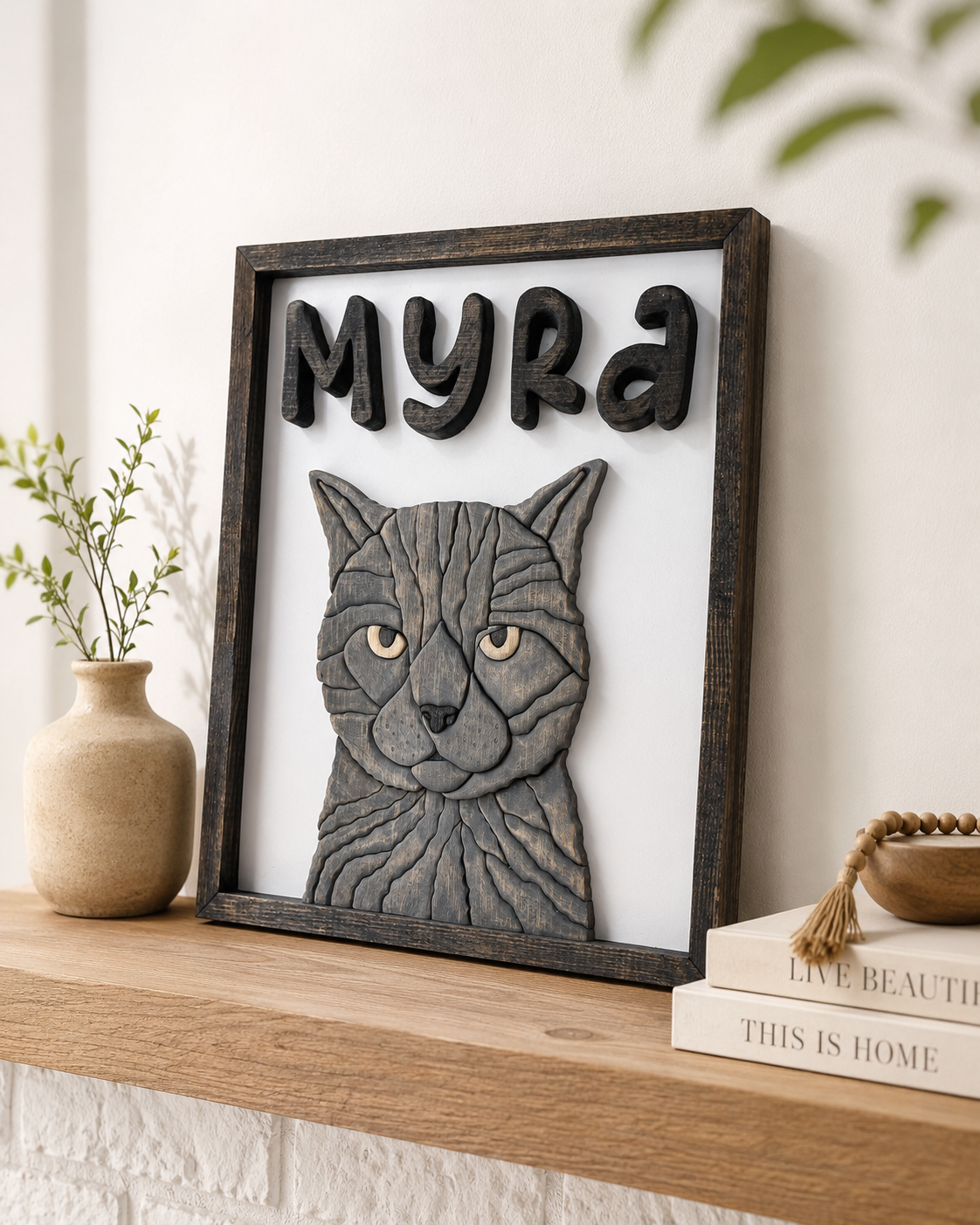 The Pet Legacy | Custom 3D Wooden Pet Portrait